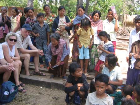 Fra en landsby nr Phnom Peng